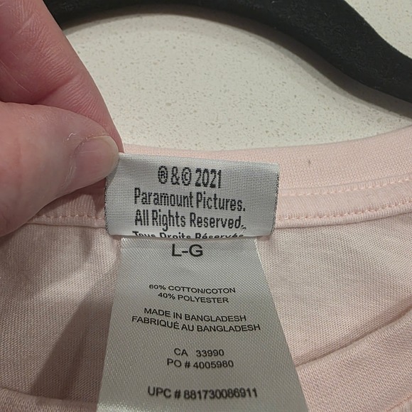 Mean Girls On Wednesdays We Wear Pink Graphic T Shirt Women's Large - Picture 4 of 7